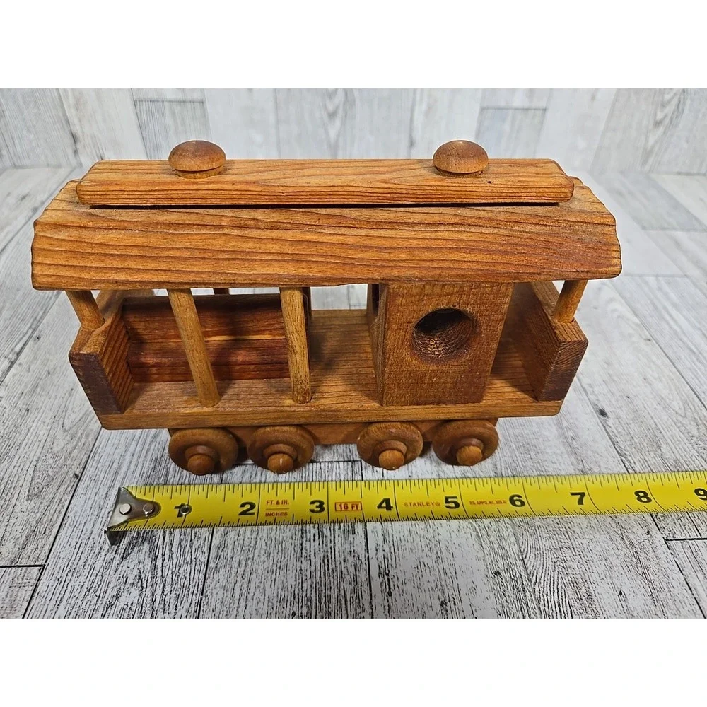 Creative Wood Designs Trolley Cable Car Handmade San Francisco Powell & Hyde